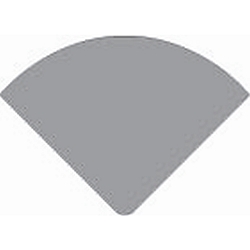 Endkappe R-AV-05-15 s�t 2 stk., s�lv