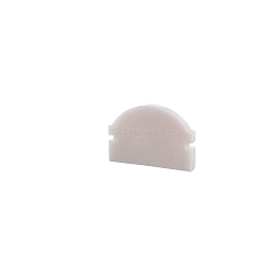 Endcaps L-AU-01-10, 16 mm, 2 items, white