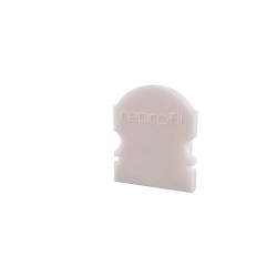 Endcaps L-AU-02-10, 16 mm, 2 items, white