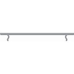 Afd�kning P-05-25, BxH: 60,2x1,5mm, hvid satineret, 200cm