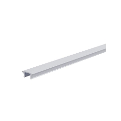 Tilbeh�r til LED Profil D�ksel F-01-05 flad, 100cm, m�lkeagtig, 40% transmission