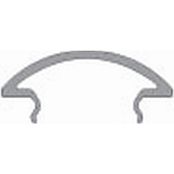 Afd�kning R-05-12, BxH: 31,96x8,65mm, hvid satineret, 200cm