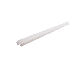Tilbeh�r til LED Profil D�ksel E-01-08, 200cm, m�lkeagtig, 40% transmission