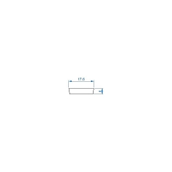 Deko-Light D�ksel I-01-12, m�lkeagtig 40% transmission, 200cm