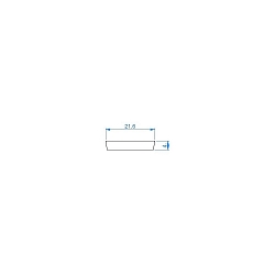 Deko-Light D�ksel I-03-15, m�lkeagtig 40% transmission, 200cm