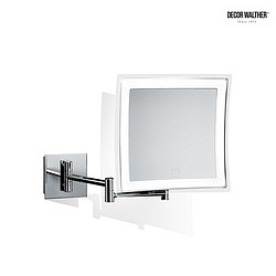 mirror with lighting BS 84 TOUCH LED 5-fold, square IP 20, chrome 
