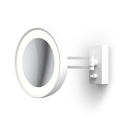 Spejl med belysning BS 36 LED 7-fold IP 44, hvid mat 