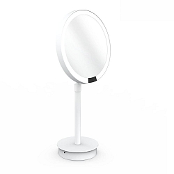 Spejl med belysning JUST LOOK PLUS SR Spejl med 5x forst�rrelse IP20, hvid mat d�mpbar