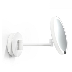 Spejl med belysning JUST LOOK PLUS WR Spejl med 7x forst�rrelse IP20, hvid mat d�mpbar