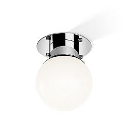 Loftlampe GLOBE 20 E27 IP44, chrom 