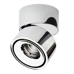 V�g- og Loftlampe STUDIO L LED IP20, chrom 