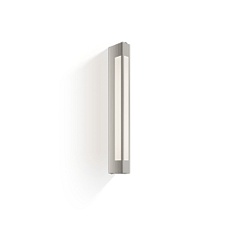 Wall luminaire BLOC 60, 2G11, 55W, IP44, nickel satin