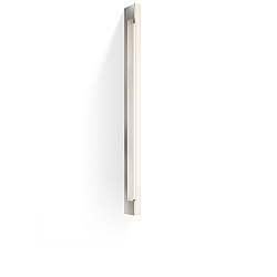 Wall luminaire OMEGA 200, S14s, 100cm, 2 sockets, IP20, nickel satin