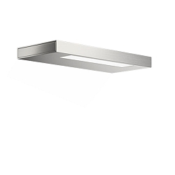 V�glampe SLIM 24 N LED IP44, nikkel satin 