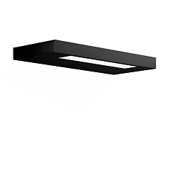 V�glampe SLIM 24 N LED IP44, sort mat 