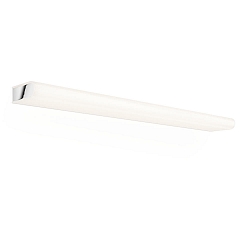LED Wall luminaire BOOK 90 LED, 24,6W, 3000K, 3750lm, IP20, chrome