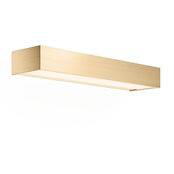 LED Wall luminaire BOX 40 N LED, 20,6W, 3000K, 3100lm, IP44, gold matt 24 carat