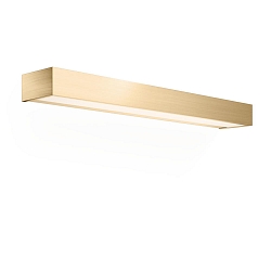 LED Wall luminaire BOX 60 N LED, 32W, 2700K, 4840lm, IP44, gold matt 24 carat