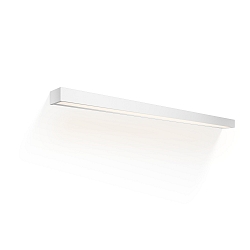 LED Wall luminaire BOX 120 N LED, 65,6W, 2700K, 9960lm, IP44, white matt