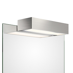 LED Mirror luminaire BOX 1-25 N LED, 18,4W, 3000K, 2800lm, IP44, nickel satin