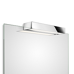 Spejllampe BOX 1-40 N LED IP44, chrom d�mpbar