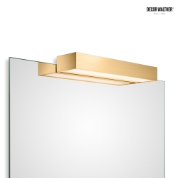 Spejllampe BOX 1-40 N LED IP44, guld mat dmpbar