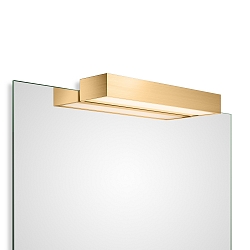 Spejllampe BOX 1-40 N LED IP44, guld mat d�mpbar