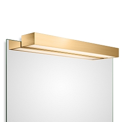 Spejllampe BOX 1-60 N LED IP44, guld mat d�mpbar