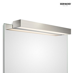 mirror luminaire BOX 1-60 N LED IP 44, nickel satined dimmable