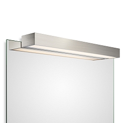 Spejllampe BOX 1-60 N LED IP 44, nikkel satin d�mpbar