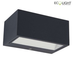 Udendrs wall luminaire GEMINI UP&DOWN 2-flammer IP54, antracit