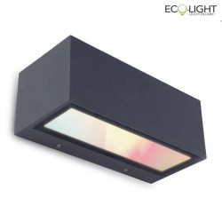 outdoor wall luminaire GEMINI UP&DOWN 2 flames, Bluetooth controllable IP54, anthracite