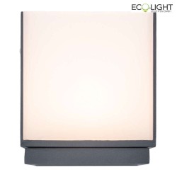 outdoor wall luminaire CUBA 1 flame IP54, anthracite