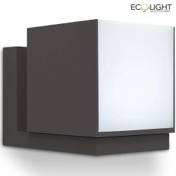 outdoor wall luminaire CUBA rotatable IP54, anthracite