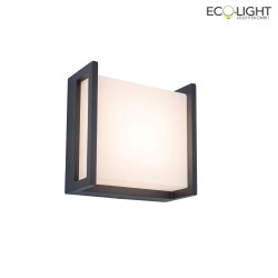 outdoor wall luminaire QUBO 1 flame IP54, anthracite