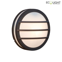 wall and ceiling luminaire SEINE E27 IP44, anthracite