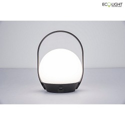 table lamp CARDI app control IP54, black dimmable