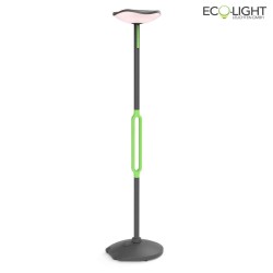 solar lamp POPPY Bluetooth controllable IP54, green, anthracite