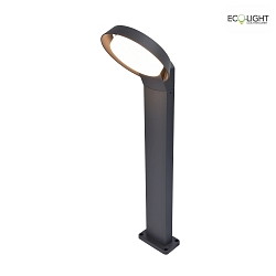 path light POLO round, long IP54, anthracite 