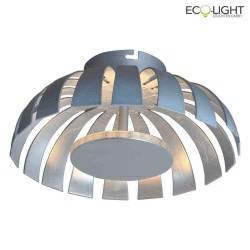 Væg- og Loftlampe FLARE IP20, sølv 