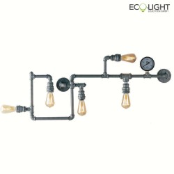 wall luminaire AMARCORD 5 flames IP20, silver 