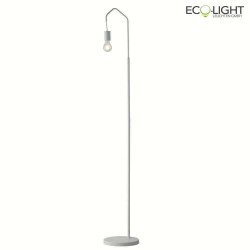 floor lamp HABITAT 1 flame, with switch E27 IP20, white dimmable