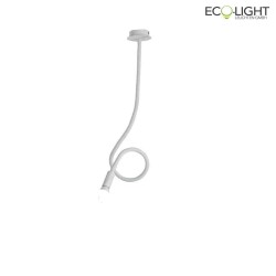 ceiling luminaire LOVER 1 flame IP20, white 