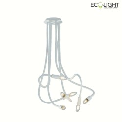 ceiling luminaire LOVER 6 flames IP20, white 