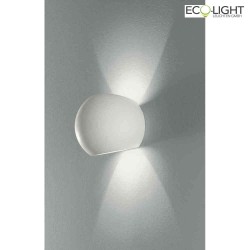 wall luminaire MOSES 1 flame, paintable G9 IP20, white 