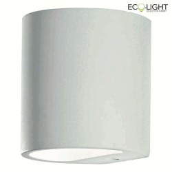wall luminaire SHINE 1 flame, paintable G9 IP20, white 
