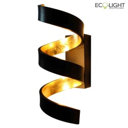 wall luminaire HELIX 3 flames IP20, gold, black 