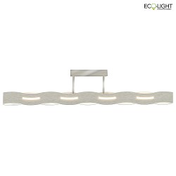 ceiling luminaire WAVE IP20, silver dimmable