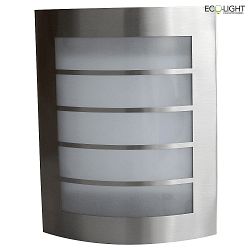 outdoor wall luminaire SLIM LED LED IP44, stainless steel 