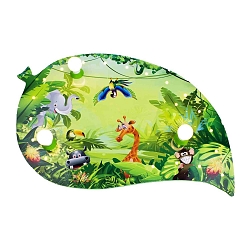 LED Loftlampe BLATT WILDNIS TIERWELT, 3x E14, 20 LED, gr�n